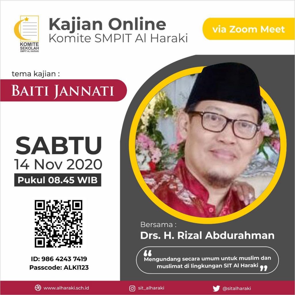 Kajian Online Komite bersama Ustadz Drs. H. Rizal Abdurahman