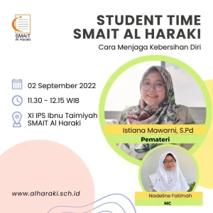 Student Time bersama Bu Istiana Mawarni, S.Pd.
